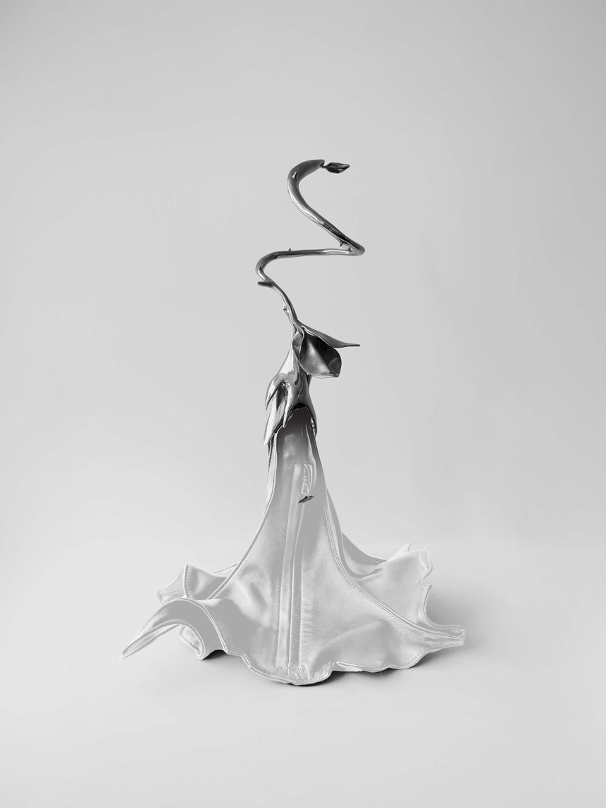 (SS26 PRE-ORDER) POISON TRUMPET FLOWER BAG - WHITE