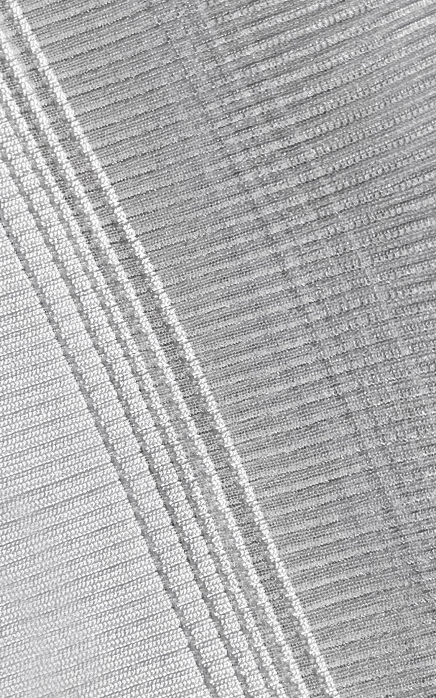 CENSOR KNIT DRESS - SNOW