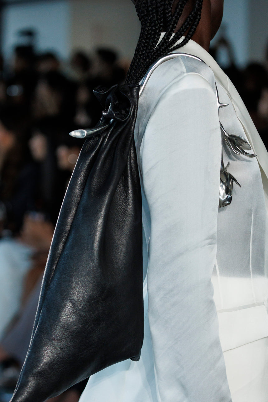 Wilted Rose Bag - BLACK