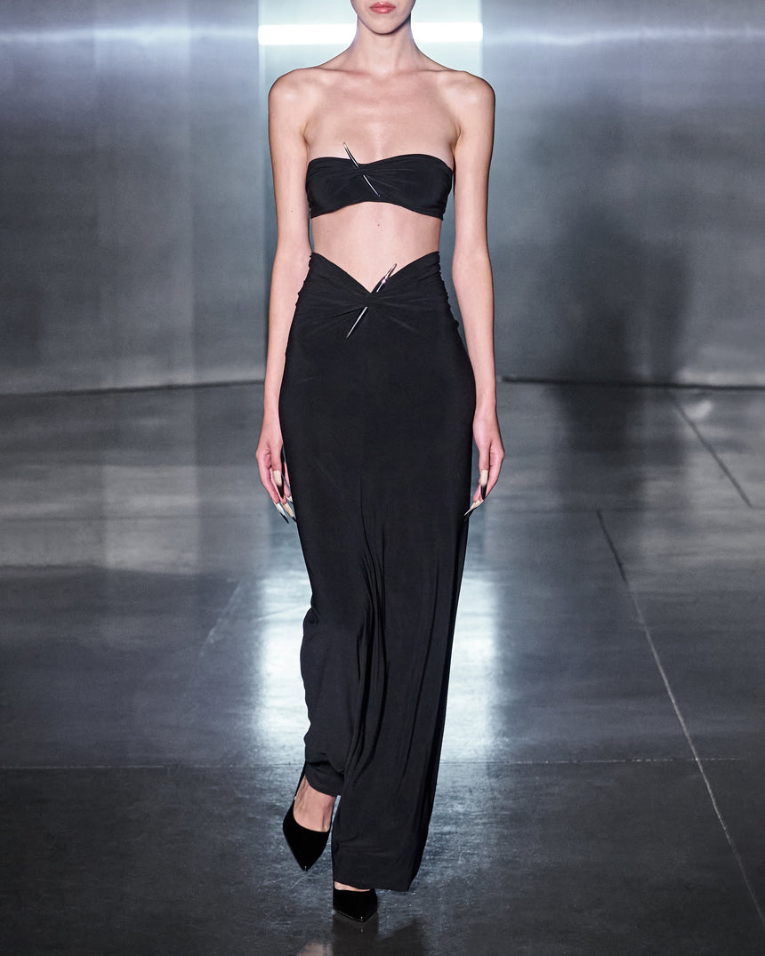 PIERCED DAGGER SKIRT