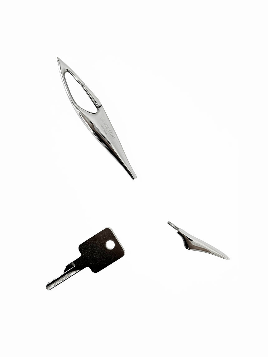 BIOMORPHIC CARABINER KEYHOLDER