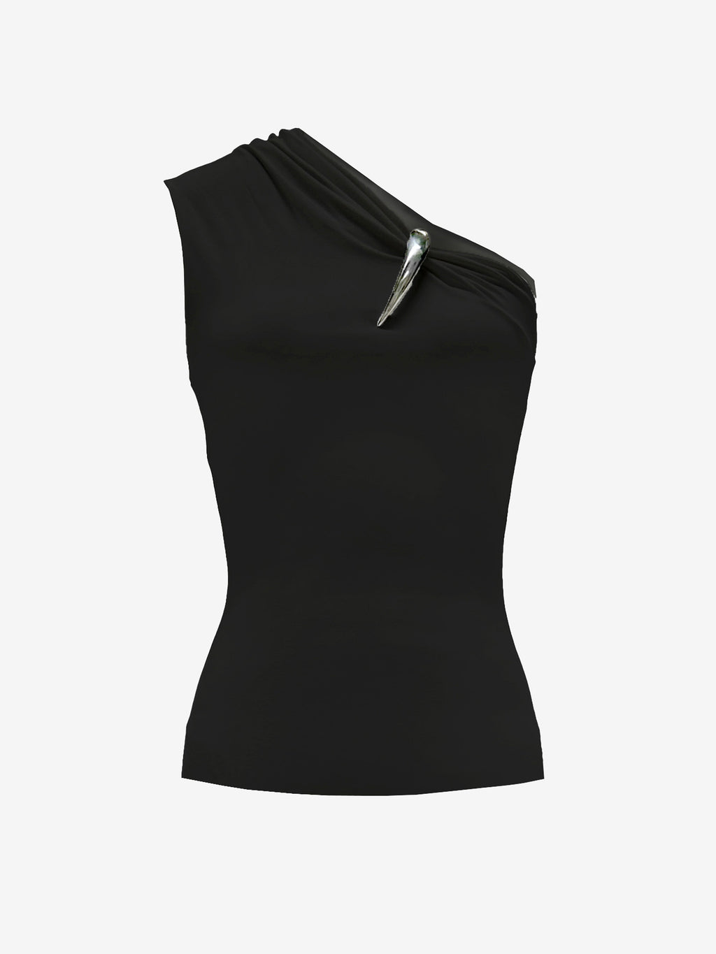 CLAW ONE SHOULDER TOP - BLACK – GRACE LING