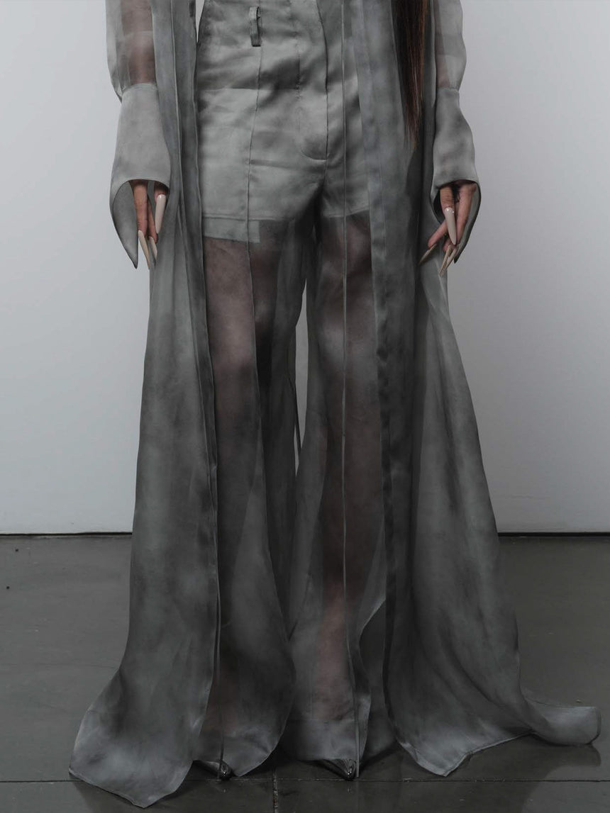 FOG TAILORED SILK TROUSERS