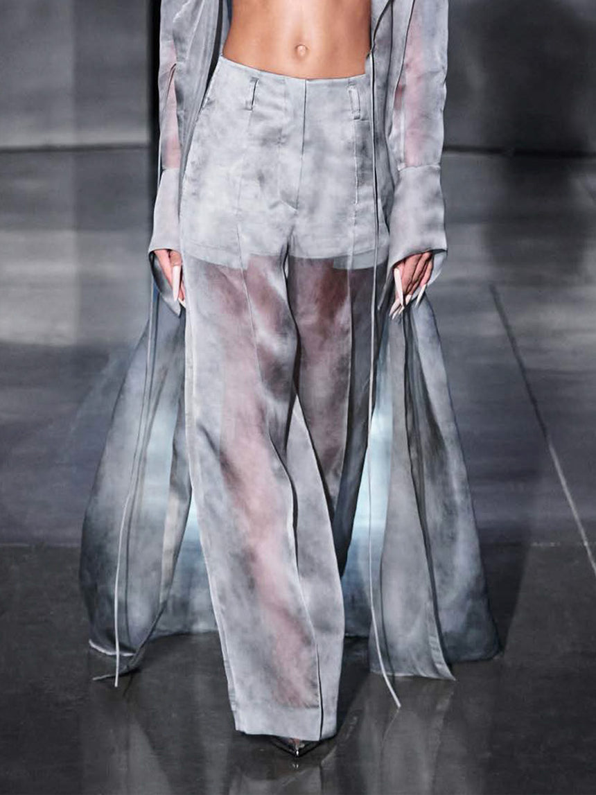 FOG TAILORED SILK TROUSERS