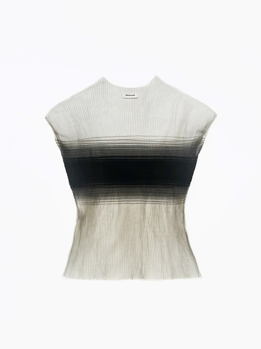 EVANESCENT CENSOR TOP - FUMÉ