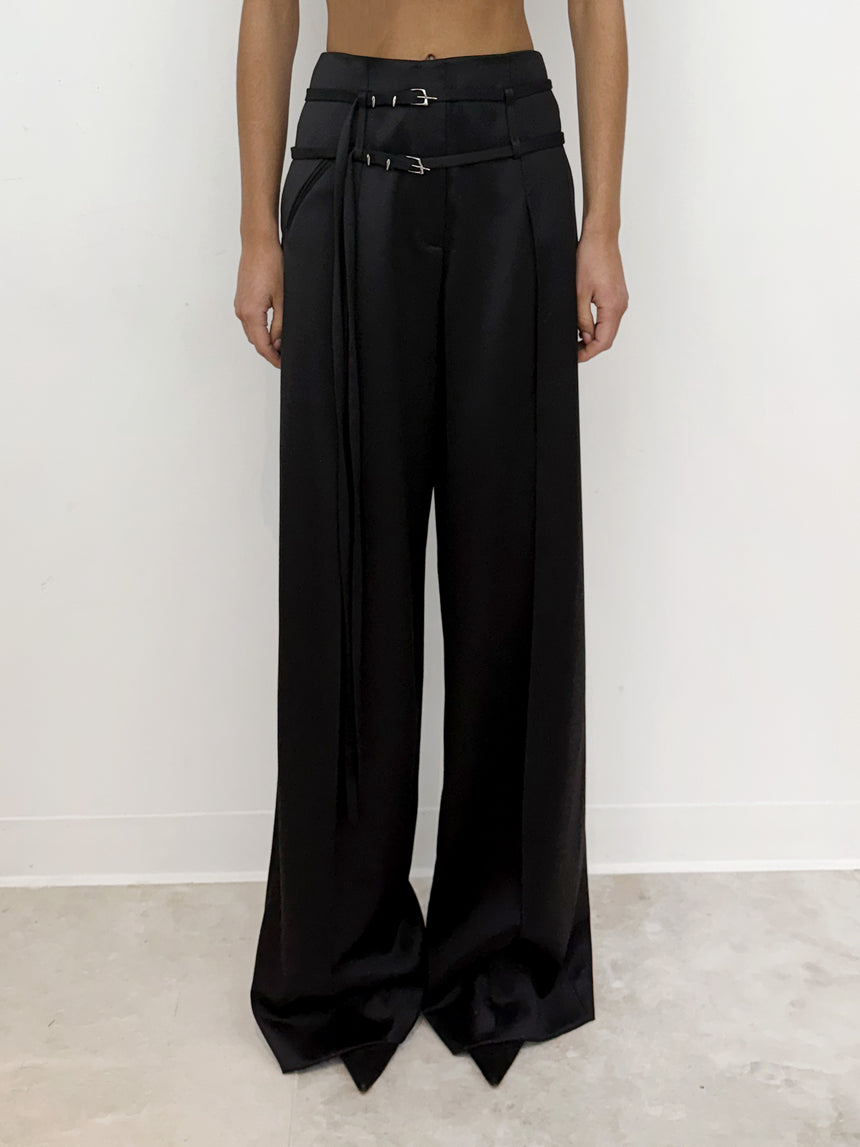 (SS26 PRE-ORDER) RELICS BELTED WIDE LEG TROUSER