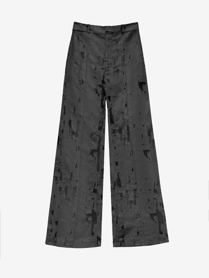TORN TROUSERS - DARK GREY