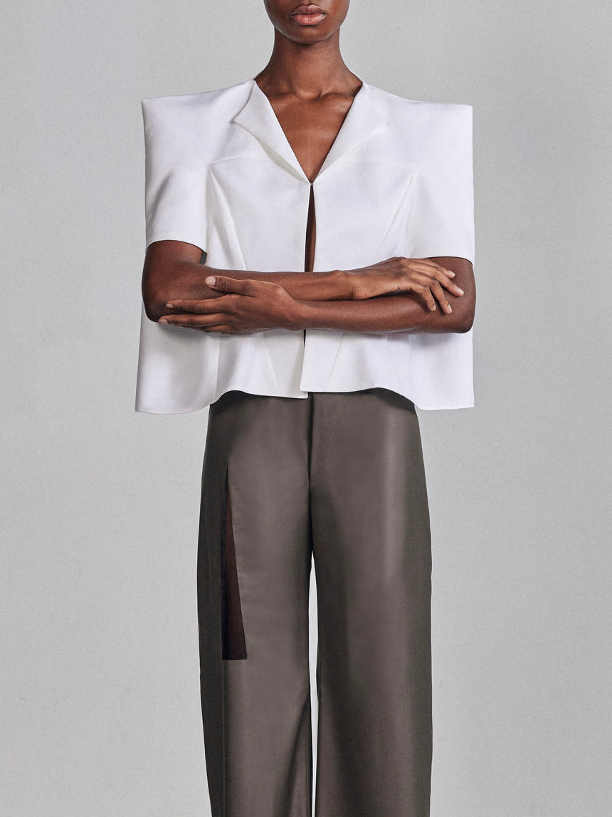 SQUARE SHIRT-CAPELET