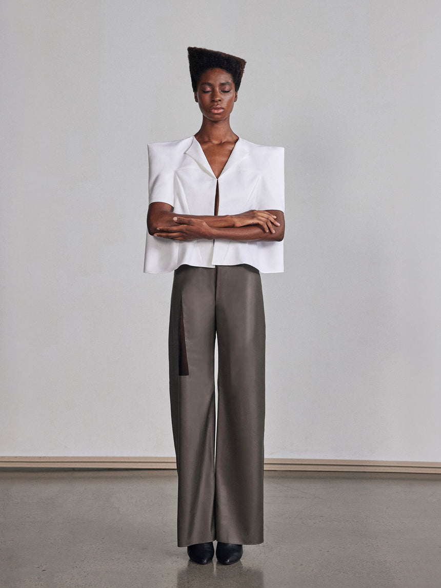 SQUARE SHIRT-CAPELET