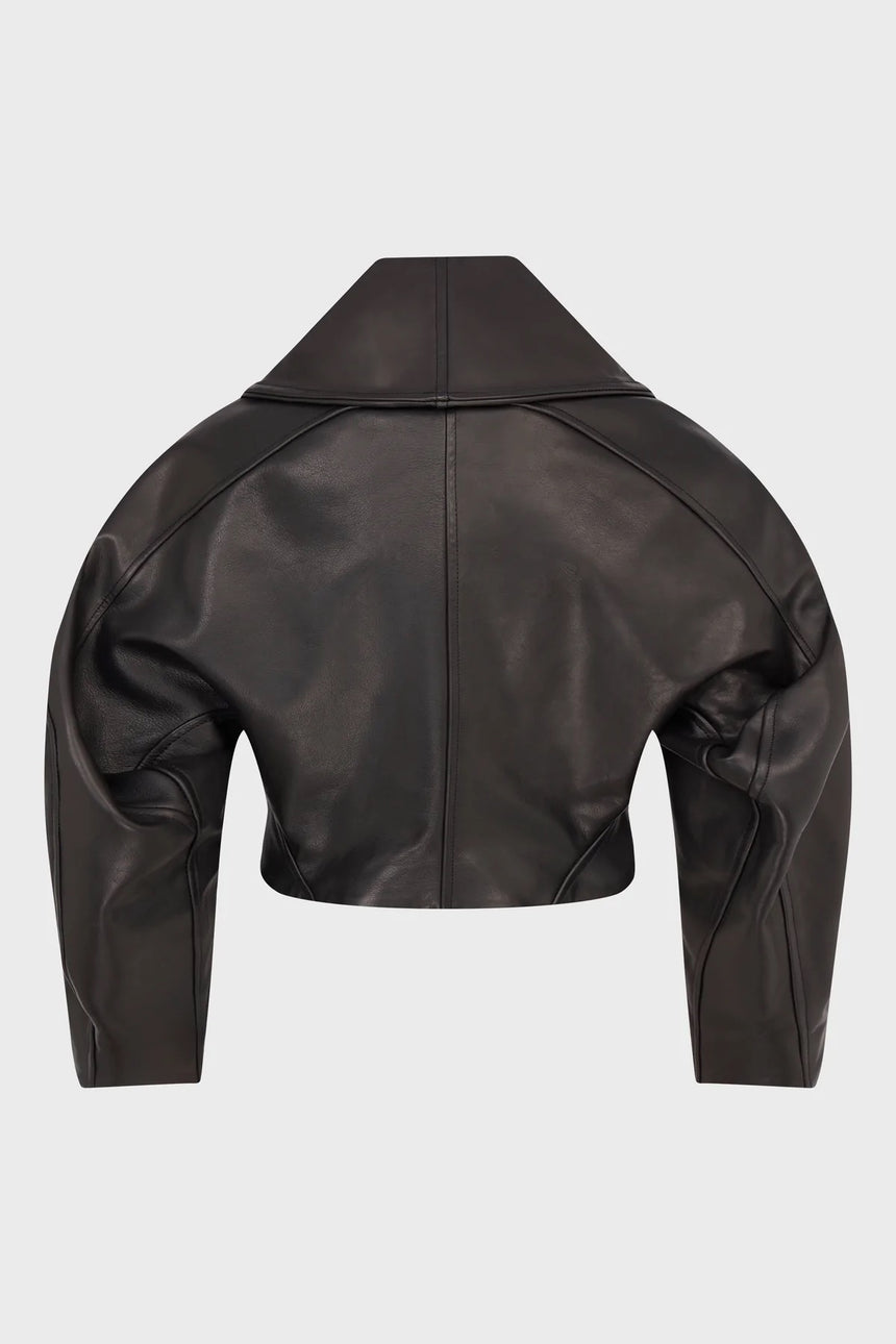 CIRCLE BOLERO (LEATHER)