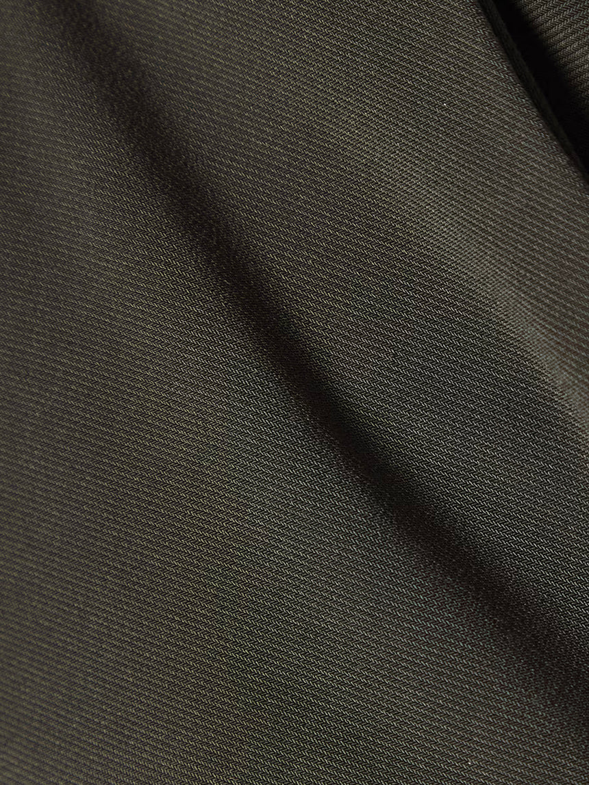SPINE OPEN BACK SIDE DROP (MINI DRESS) - MUTED OLIVE