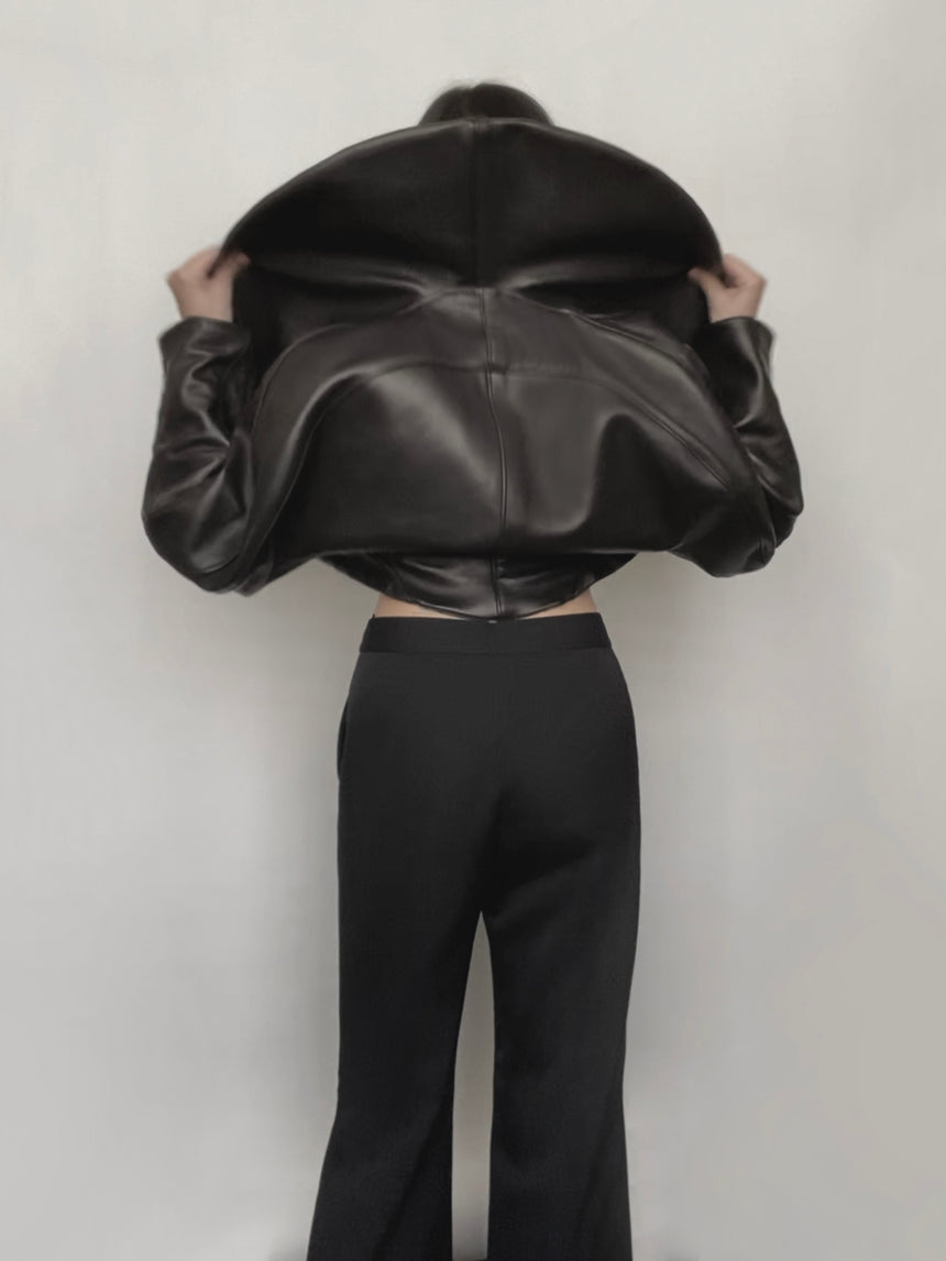CIRCLE BOLERO (LEATHER)
