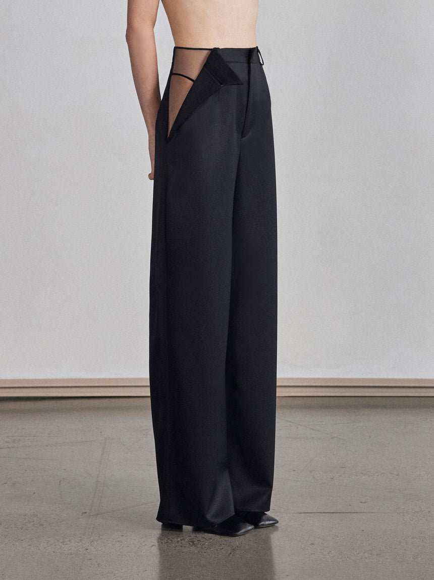 PEEK OPEN THIGH PANTS