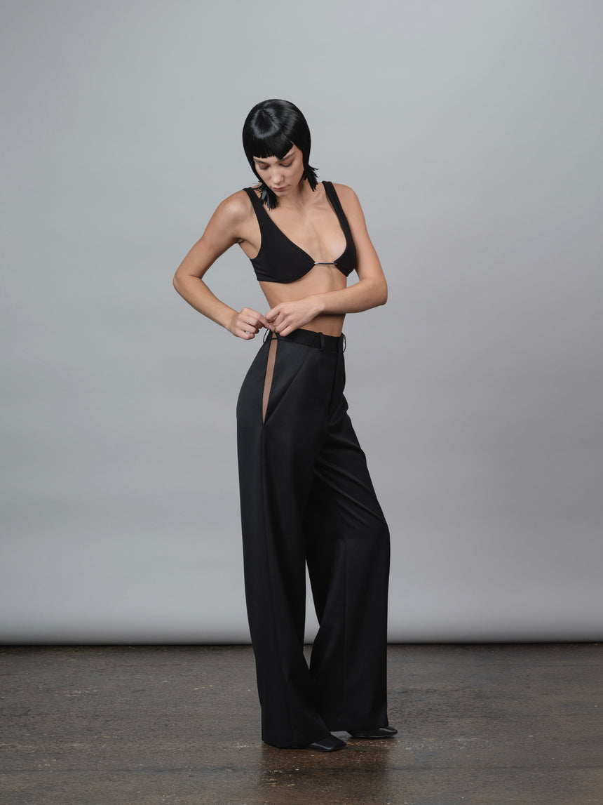 PEEK OPEN THIGH PANTS