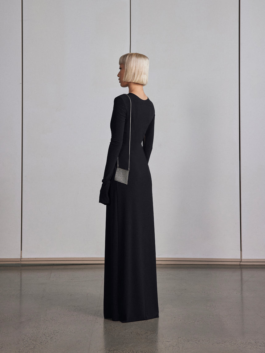 SQUARE CUT OUT (MAXI DRESS)