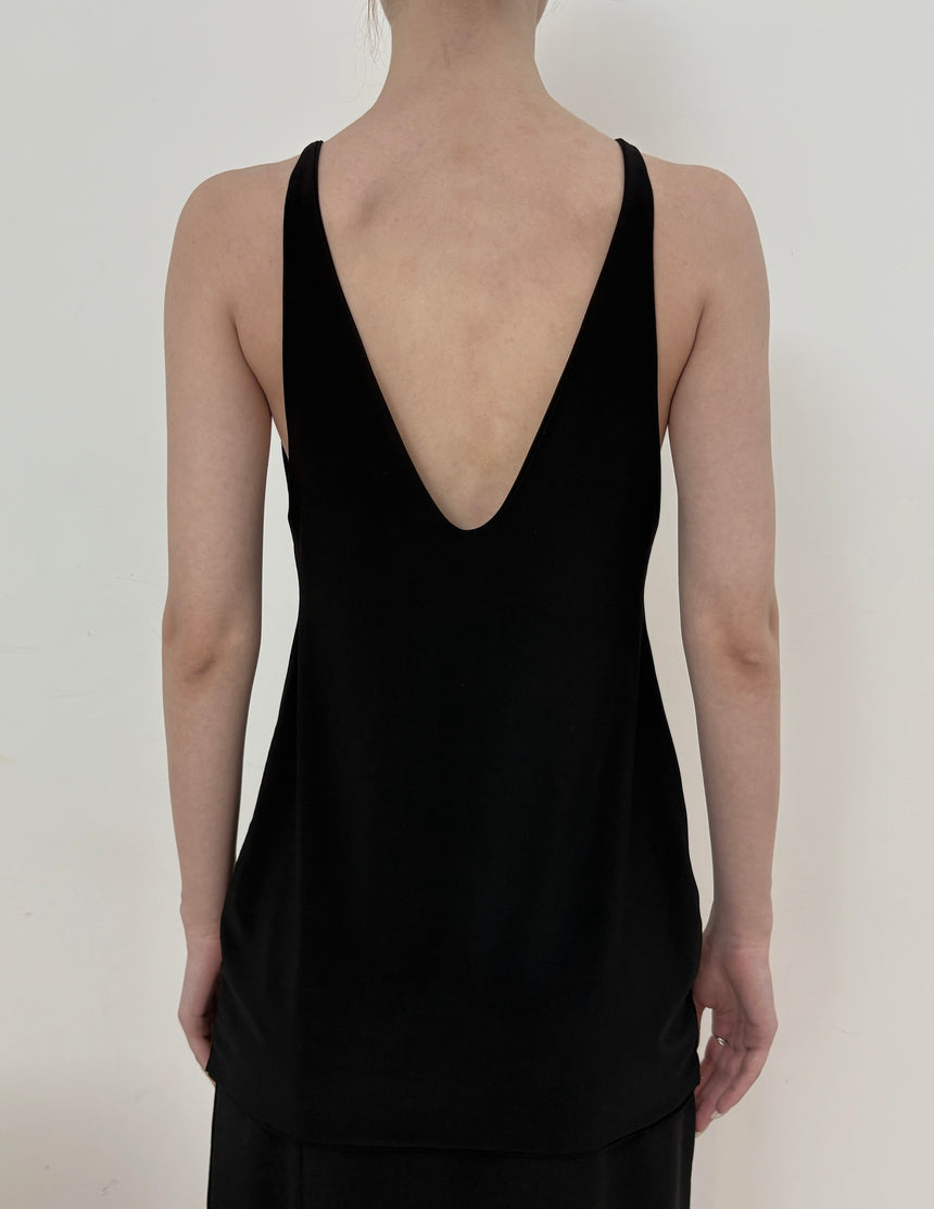 (PRE-ORDER) BELTED TANK TOP - BLACK