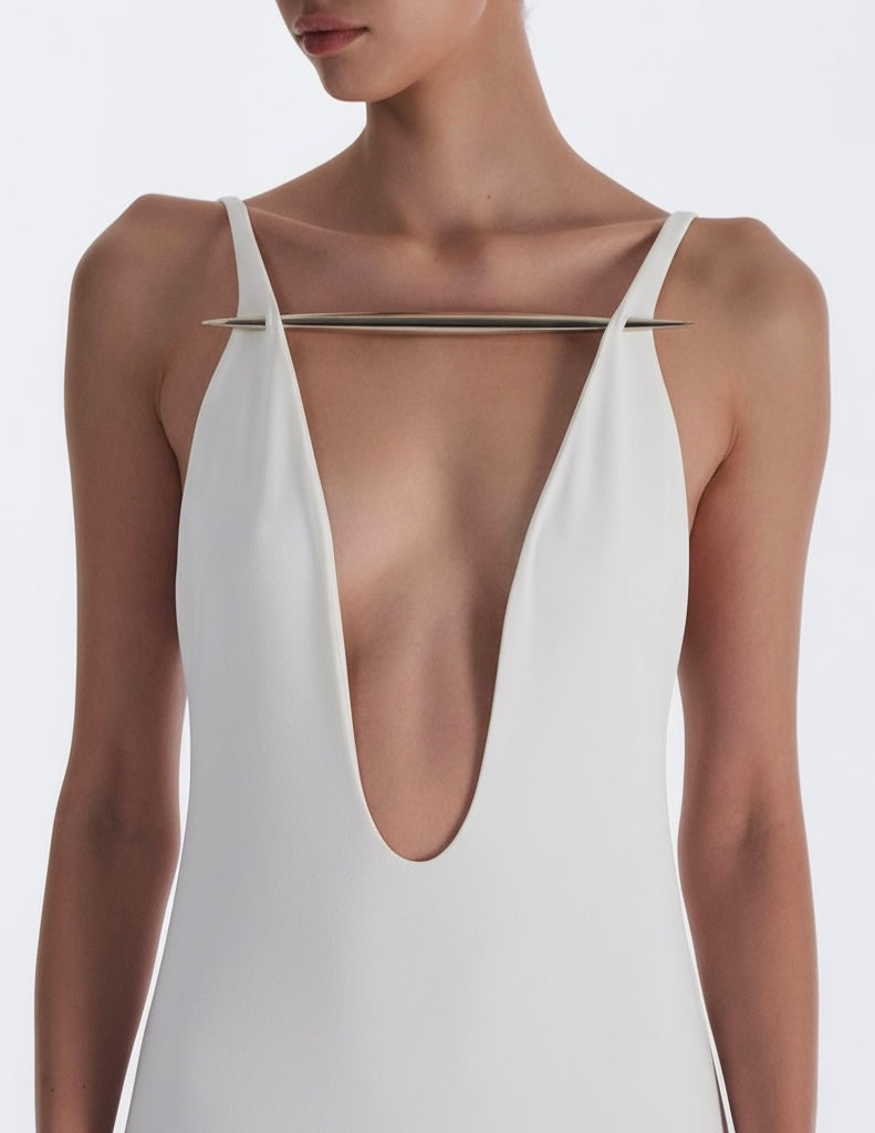 (SS26 PRE-ORDER) DAGGER DRESS - IVORY