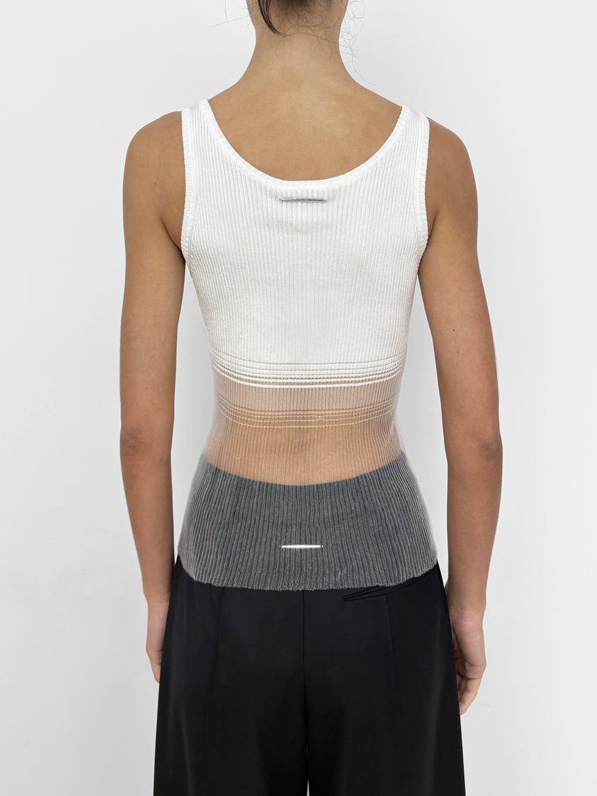 EVANESCENT TANK TOP - SNOW