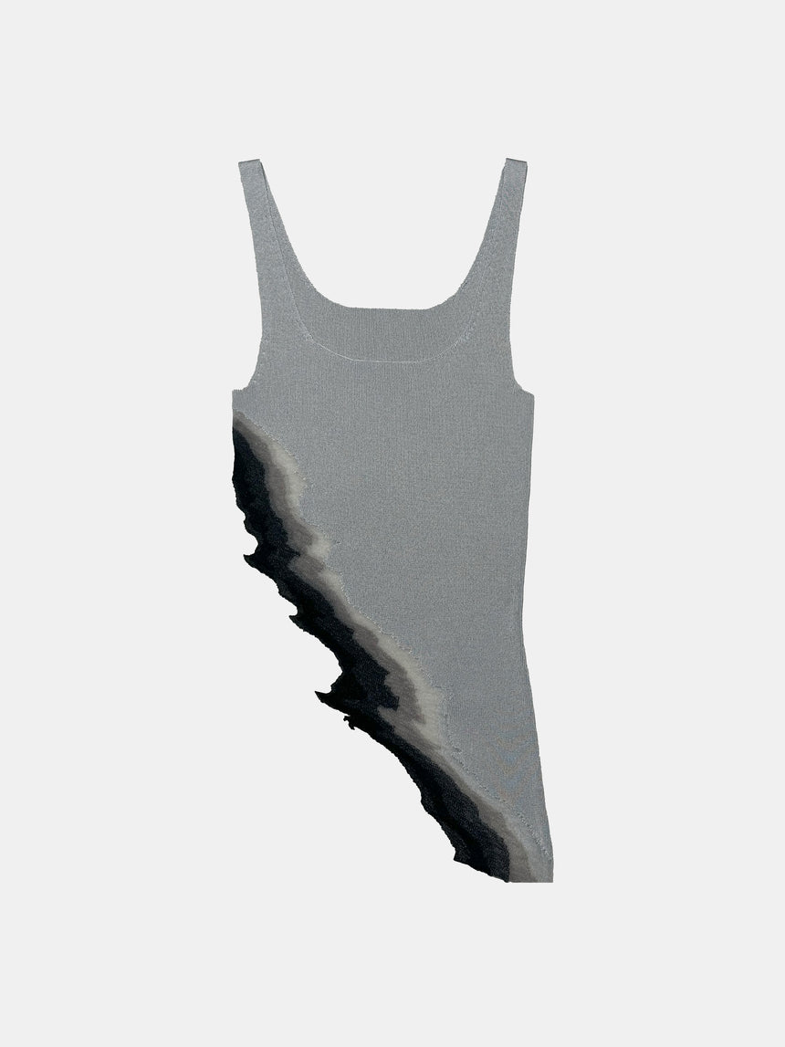 FLAME TANK TOP - ASH BURNT