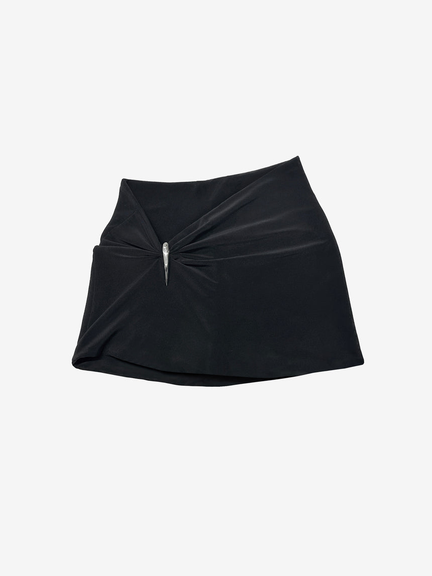 CLAW MINI SKIRT - BLACK