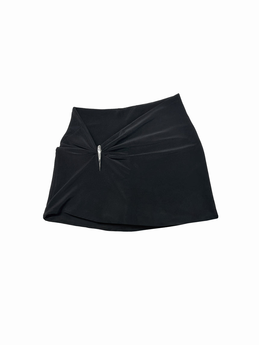 CLAW MINI SKIRT - BLACK (Pre-Order)