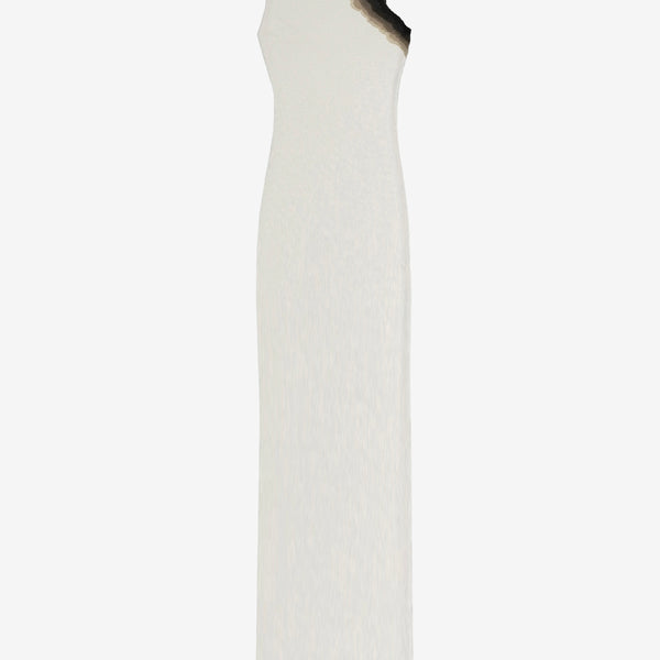 Flame One Shoulder Maxi Dress