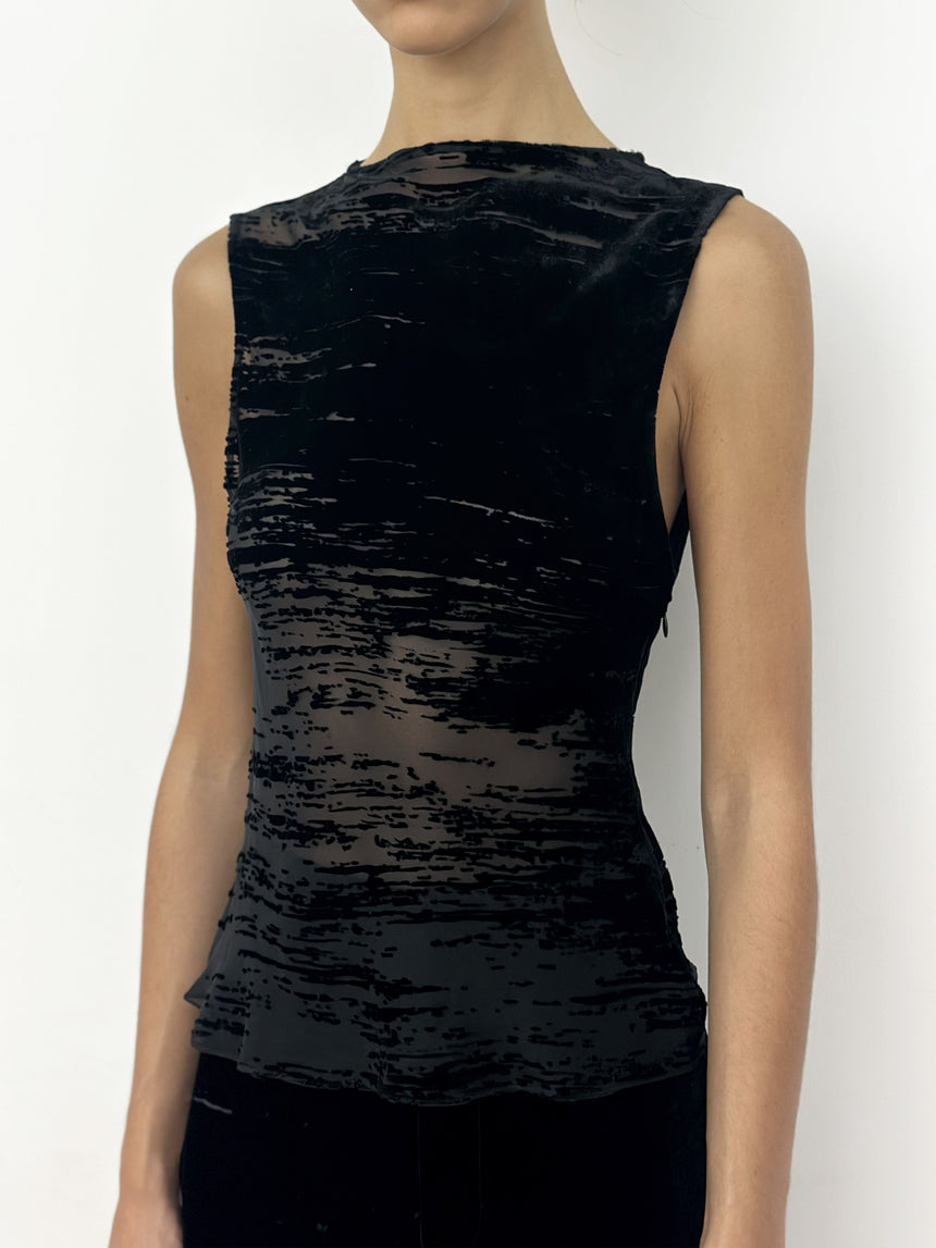 (SS26 PRE-ORDER) GLITCH BOATNECK TOP
