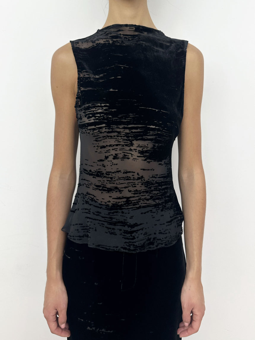 (SS26 PRE-ORDER) GLITCH BOATNECK TOP