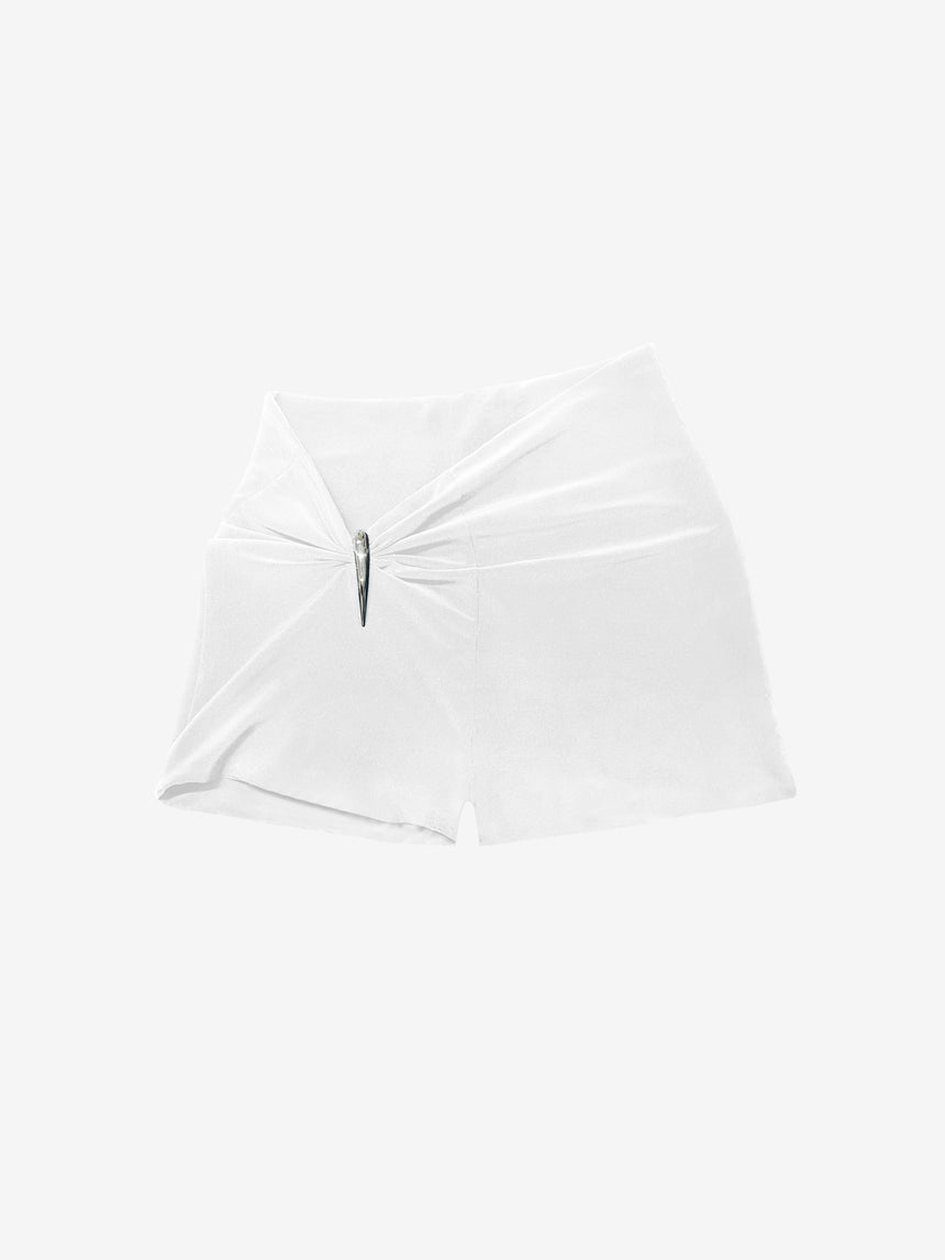 CLAW MINI SHORTS - IVORY