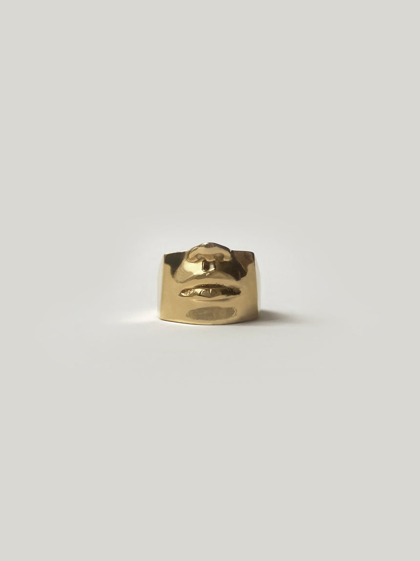 SELF PORTRAIT RING IN GOLD